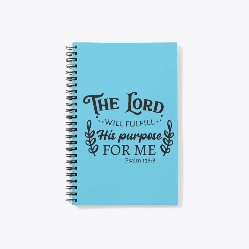 The Lord will fulfill notebook